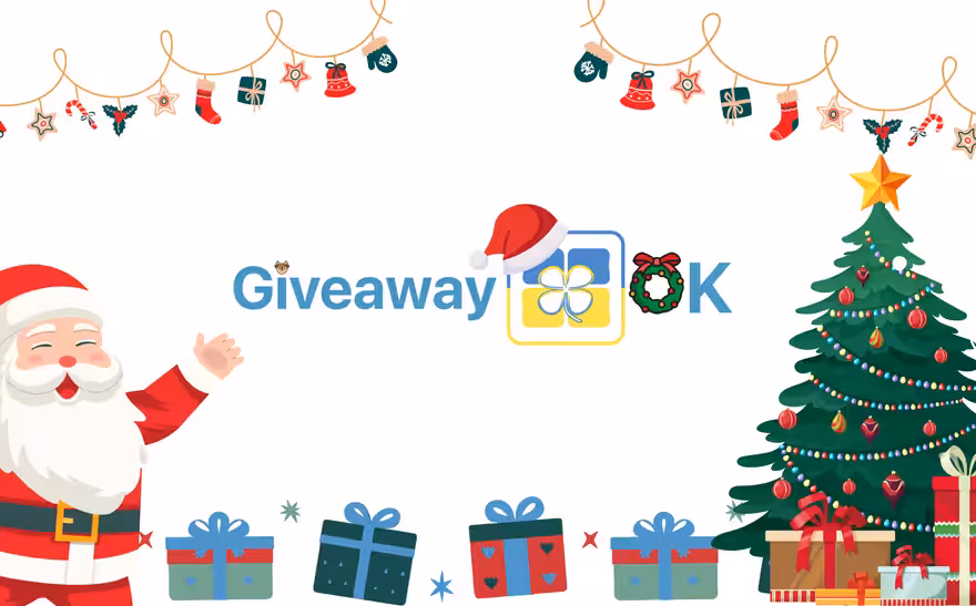 Як GiveawayOk допоможе вам провести різдвяний розіграш - GiveawayOK